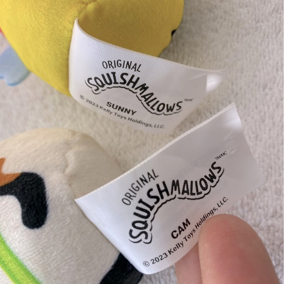 Original Squishmallows McDonalds Happy Meal Toys x2 Sunny & Cam - Picture 4 of 10